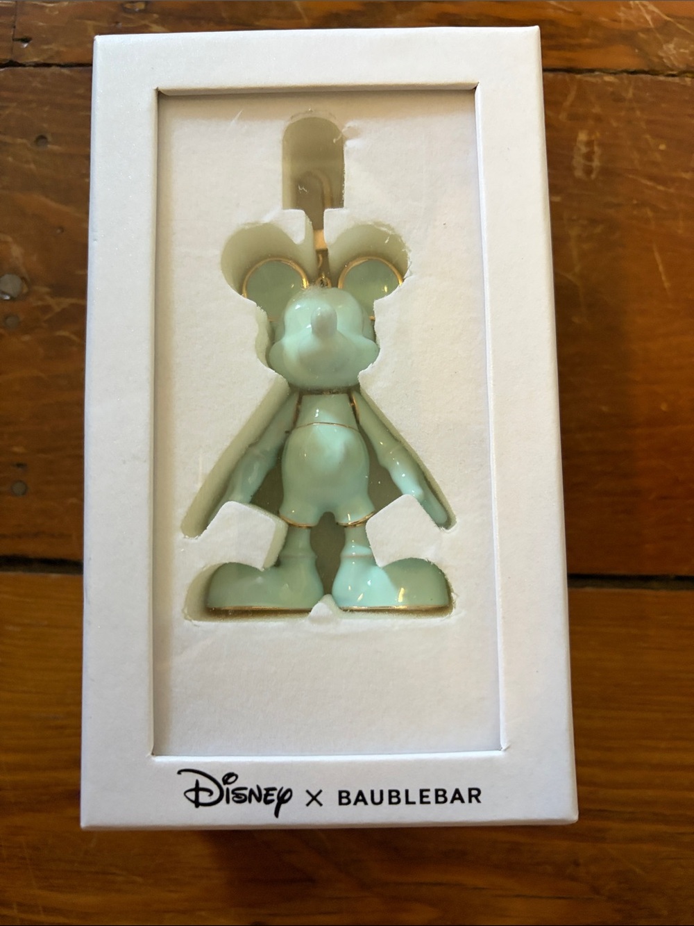 Sky blue baublebar Mickey bag charm. - Picture 4 of 4
